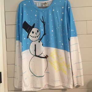 "Crazy Dog"- Snowman t-shirt/pajama's